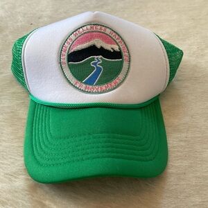 FP movement trucker hat in green NWOT